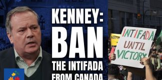 Kenney: Ban the Intifada from Canada